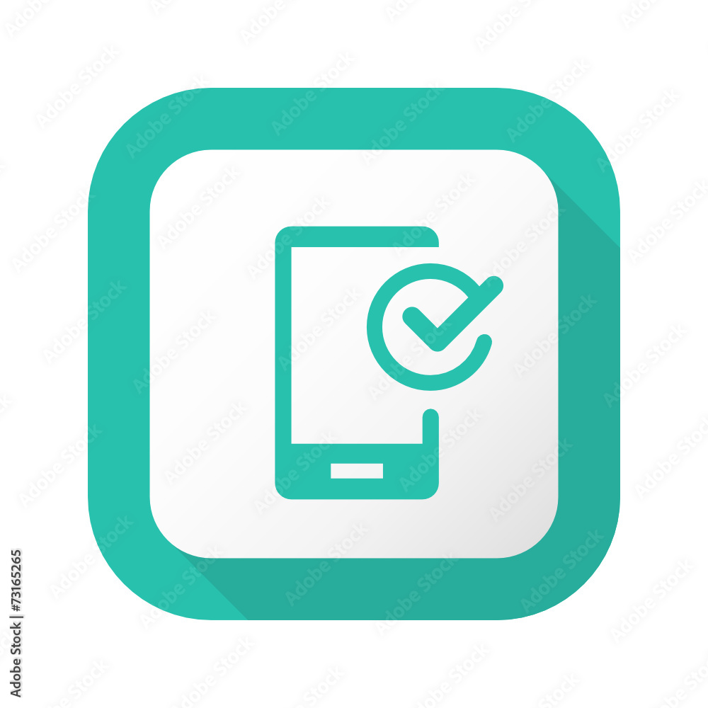 Flat Long Shadow Button - Vector Flat Long Shadow Button - Vector