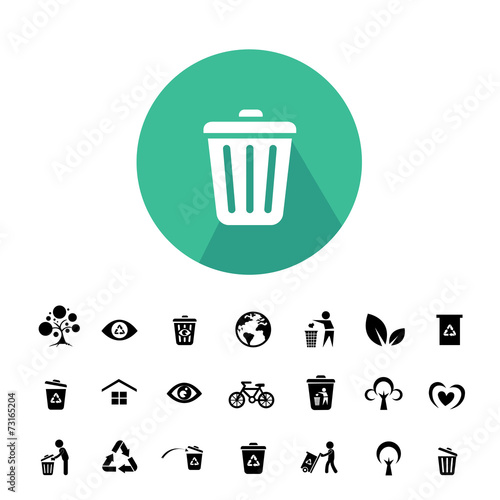 recycle and environment icon