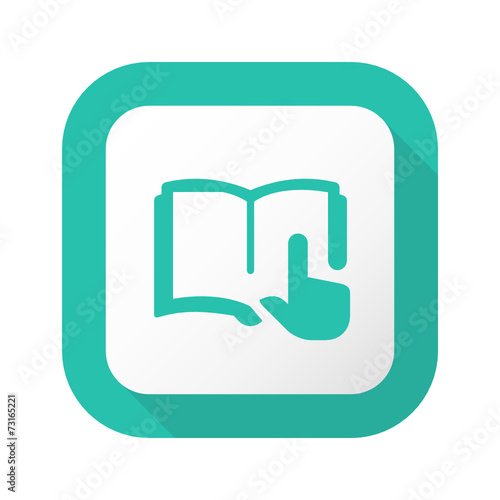 Flat Long Shadow Button - Vector 