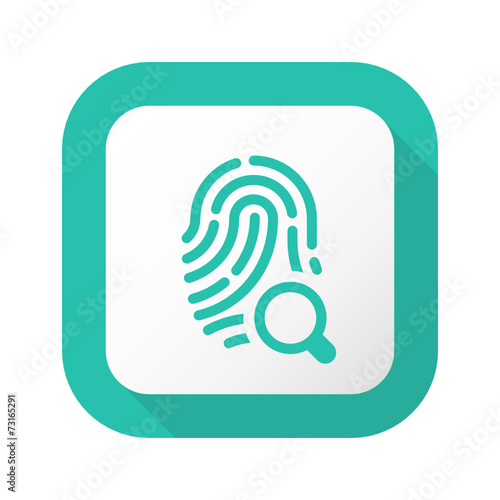 Flat Long Shadow Button - Vector