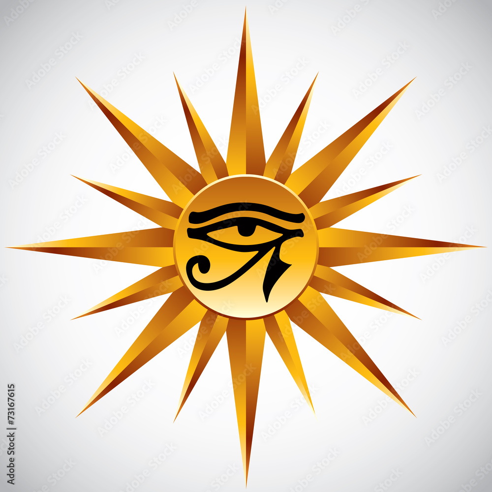 The eye of Ra. The eye of Ra.