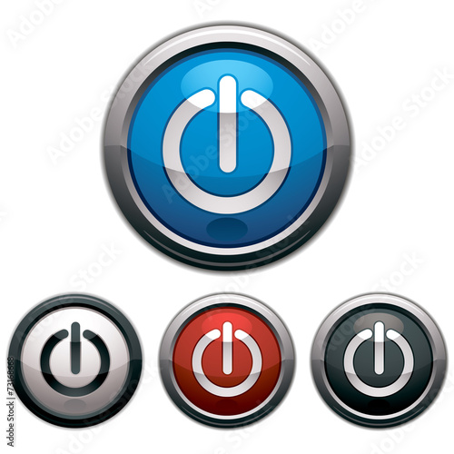 On off power button.