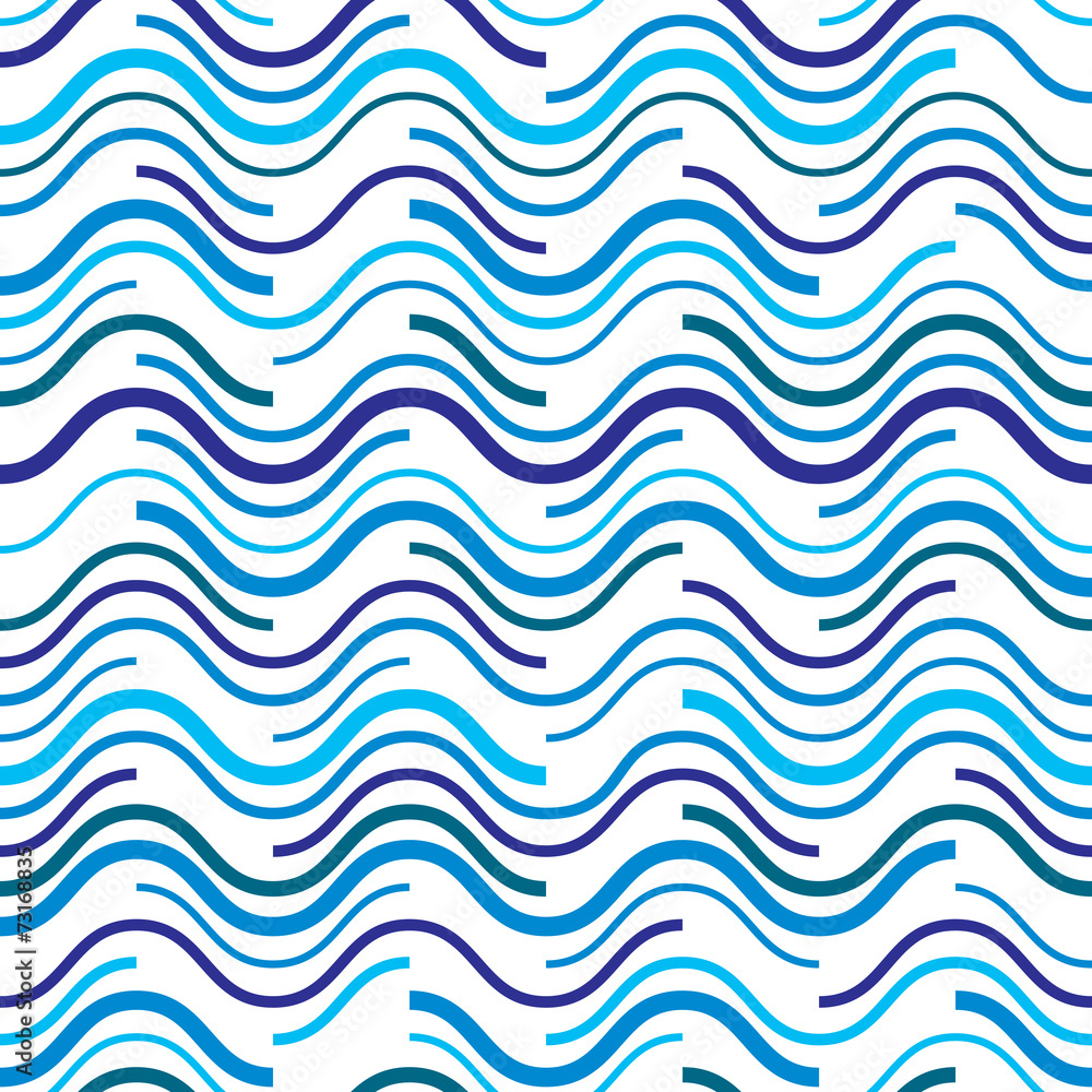 Wavy lines seamless pattern. Wavy lines seamless pattern.