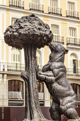 Bear and Mulberry Tree Statue Madrid Symbol Spain