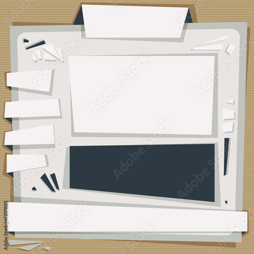 Paper website template.