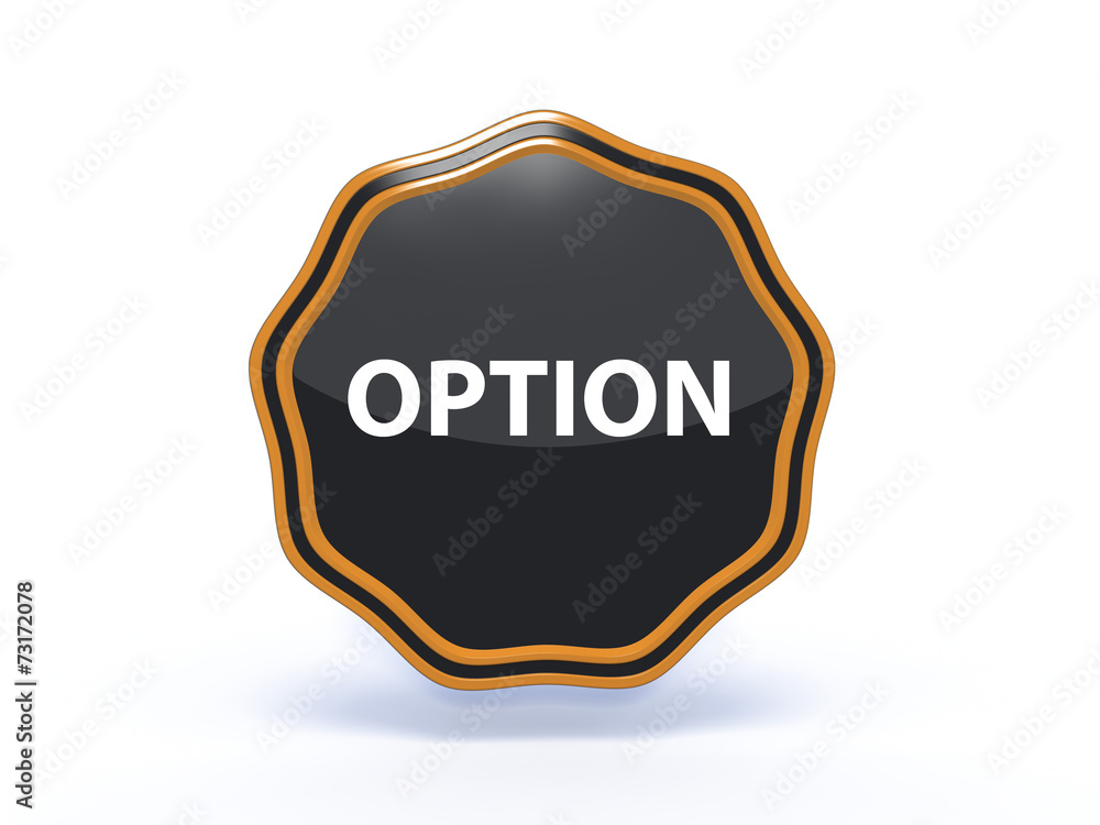 option star icon on white background option star icon on white background