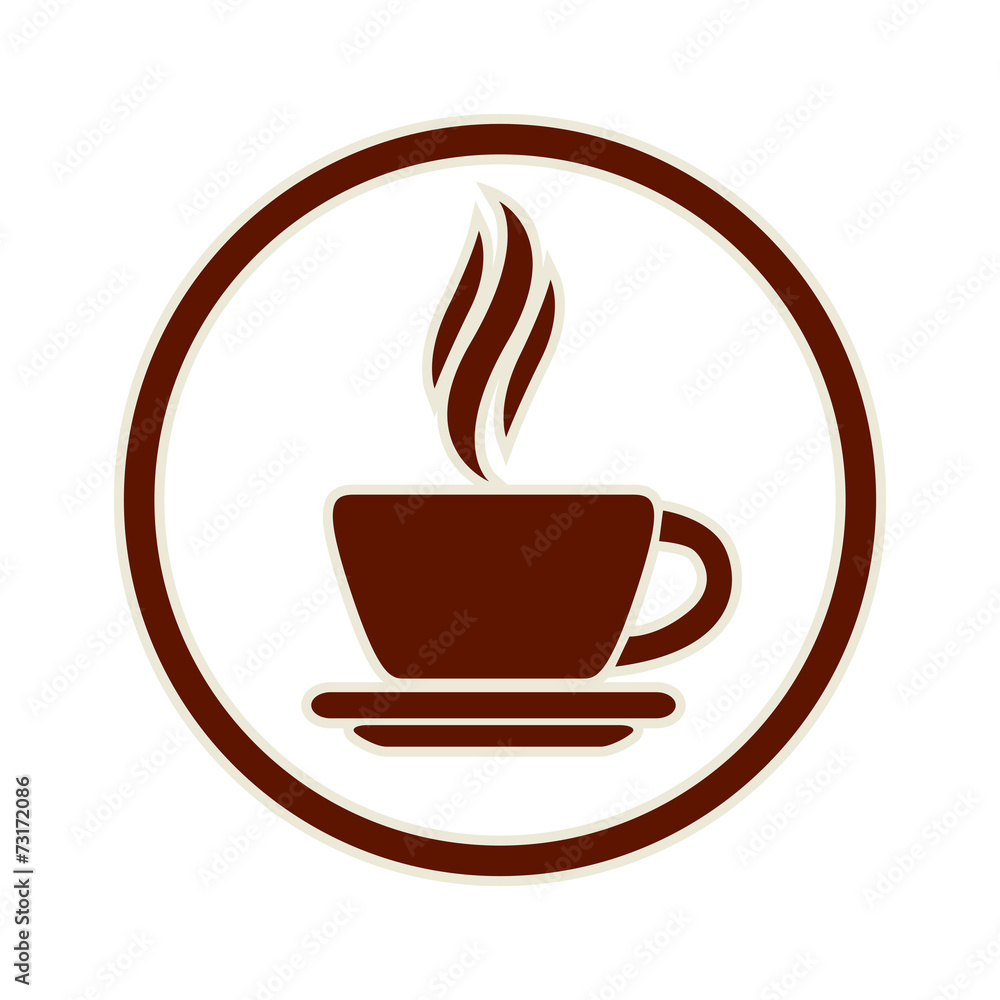 Obraz premium Coffee cup icon.