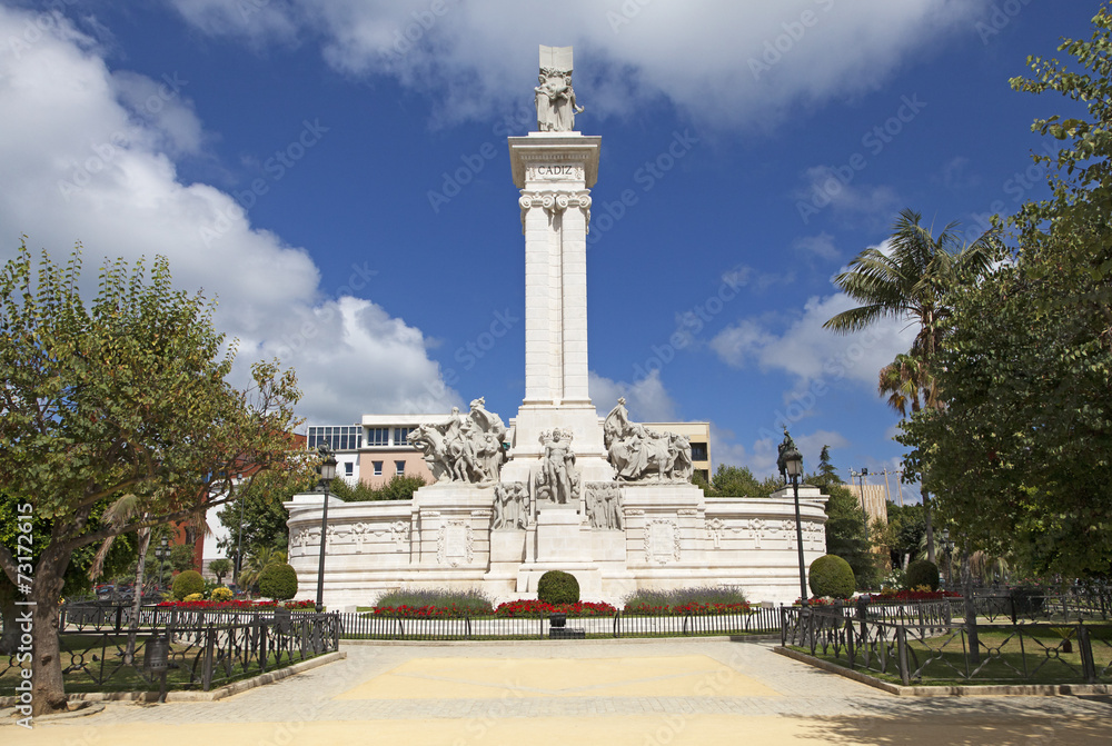 Monument of the Constitution in Cadiz