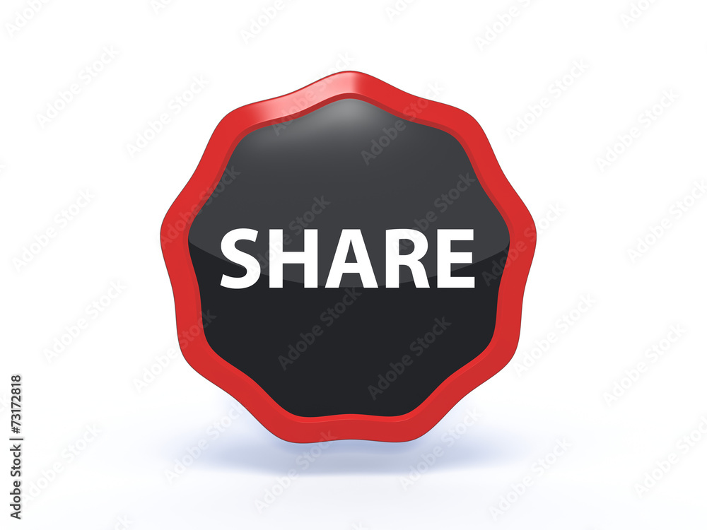 share star icon on white background share star icon on white background