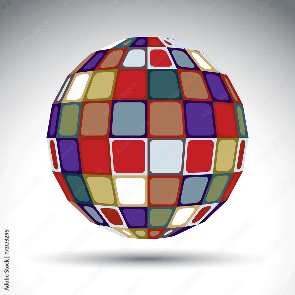 Bright abstract spherical object, 3d imaginative sphere. Stylish Bright abstract spherical object, 3d imaginative sphere. Stylish