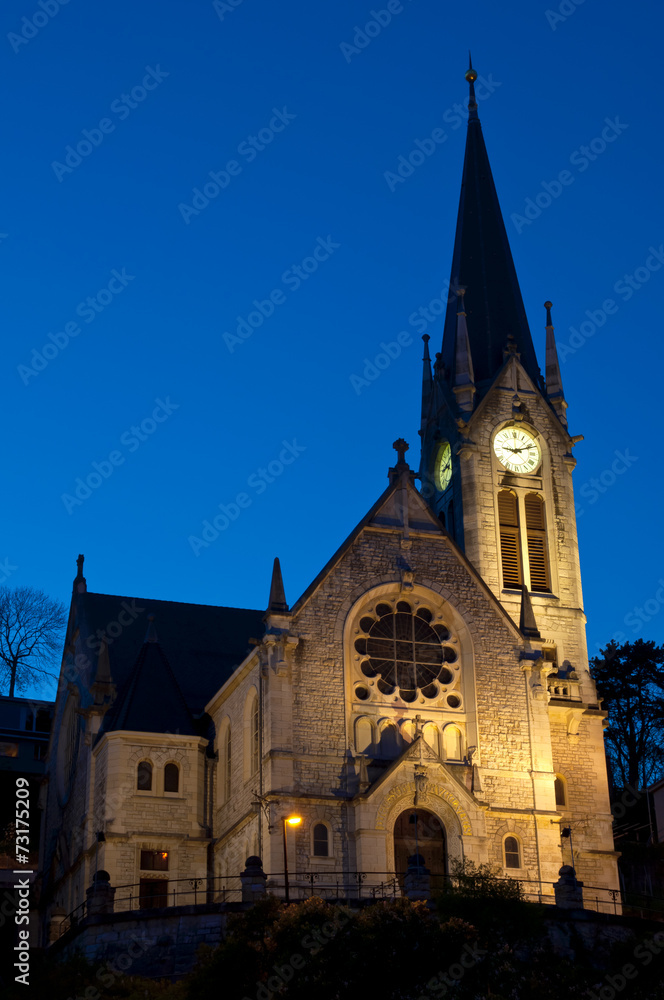 Pasquart Church in Biel/Bienne, Switzerland