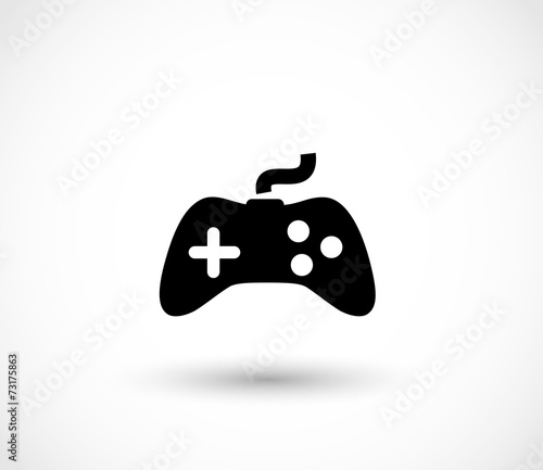 Game console icon vector