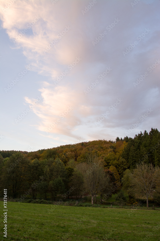 Sonnenuntergang in der Eifel Sonnenuntergang in der Eifel