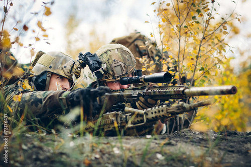 Fotografie sniper team
