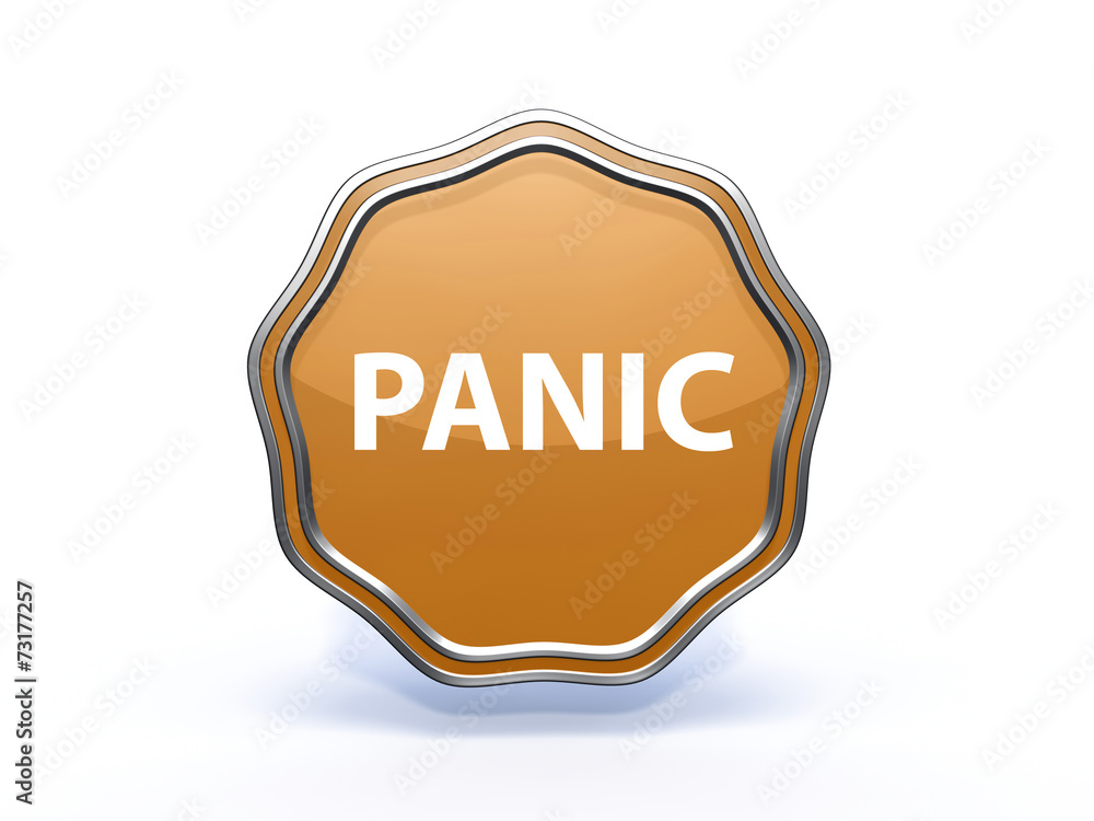 panic star icon on white background panic star icon on white background