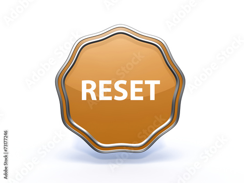Obraz na płótnie reset star icon on white background