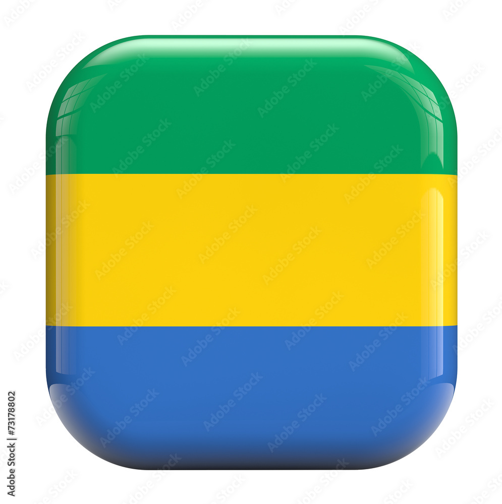 Gabon flag icon image Gabon flag icon image