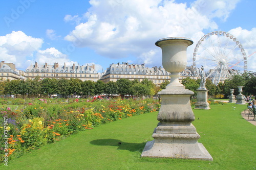 Jardin des Tuileries à Paris, France