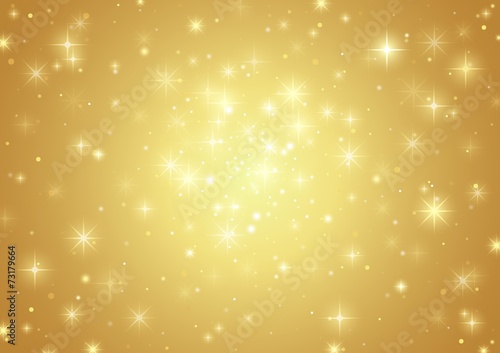 Gold Background With Stars ...
