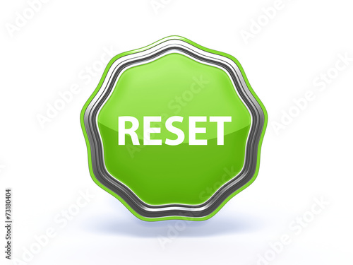 Obraz na płótnie reset star icon on white background