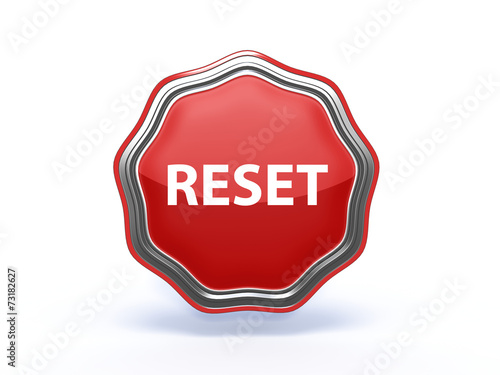 Obraz na płótnie reset star icon on white background