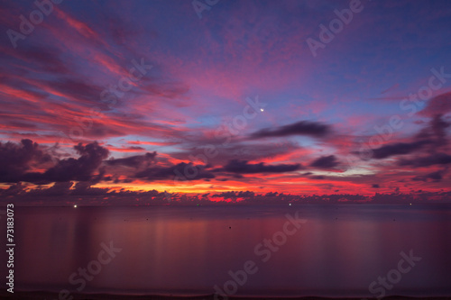 sunset at the Beach