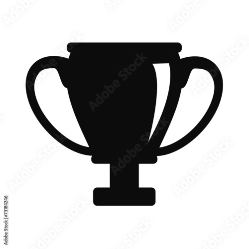 Vector Champions Cup Black Icon