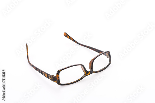 Eye glasses isolated on white background