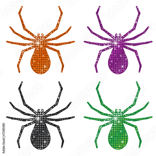 Glittering Spiders