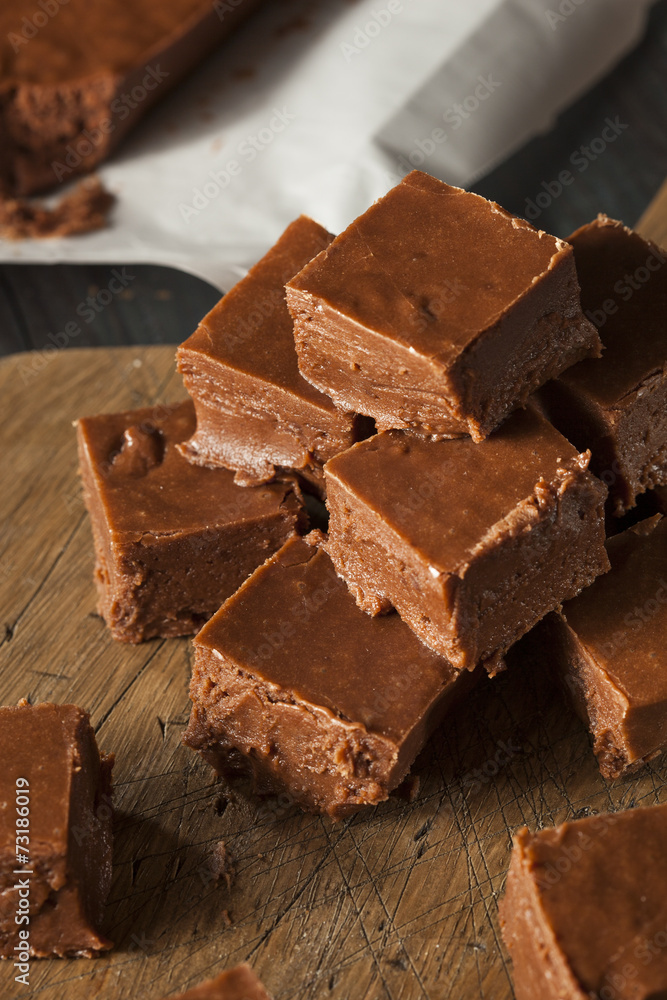 Homemade Dark Chocolate Fudge Homemade Dark Chocolate Fudge