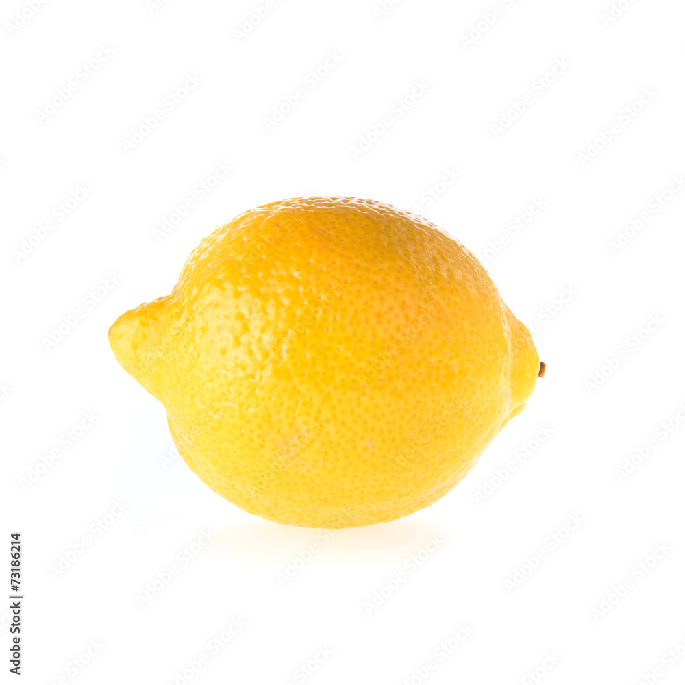 lemon fruit sour isolated on white background lemon fruit sour isolated on white background