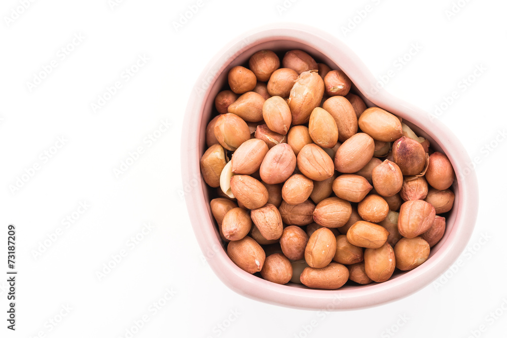 Peanut isolated on white background Peanut isolated on white background
