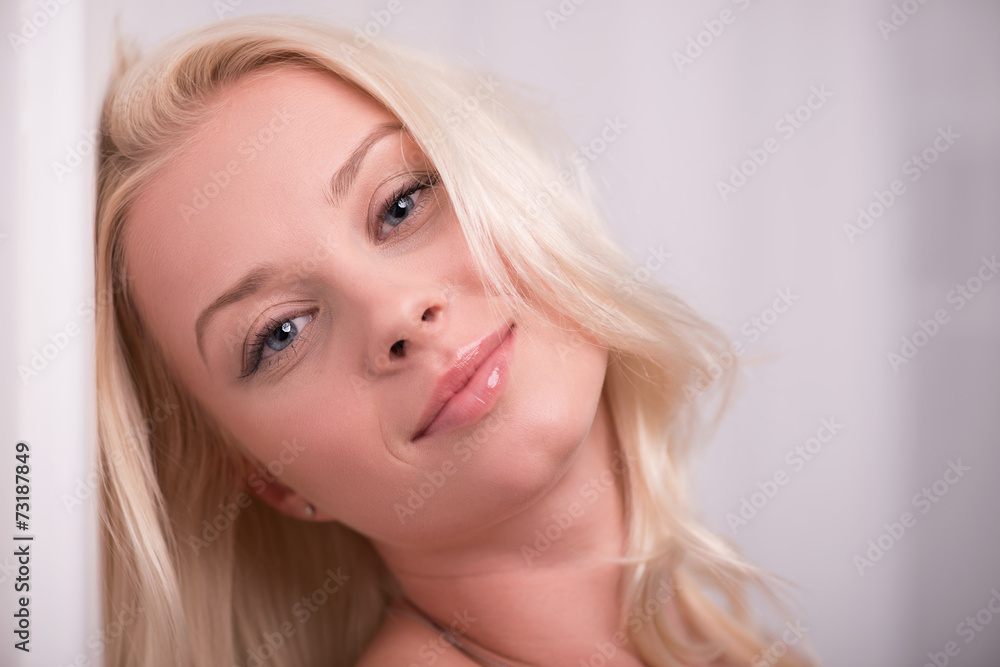Sexy beautiful blond girl in underclothes Sexy beautiful blond girl in underclothes