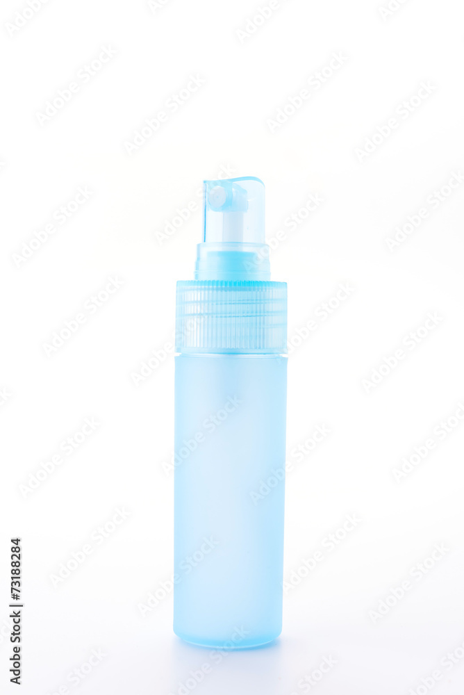 Plastic spray bottle isolated on white background Plastic spray bottle isolated on white background