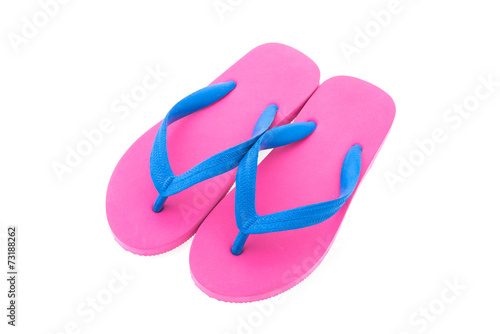 Flip flop isolated on white background