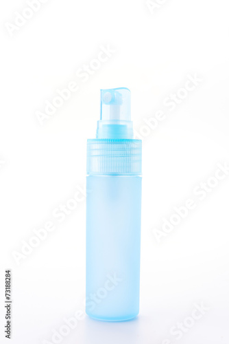 Plastic spray bottle isolated on white background
