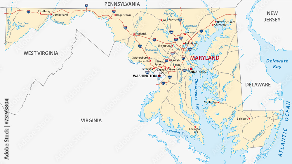 maryland road map