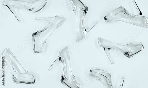 shoes of glass