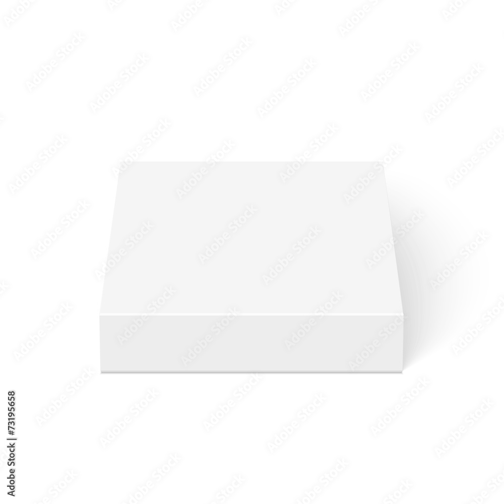 Blank box isolated on white background Blank box isolated on white background