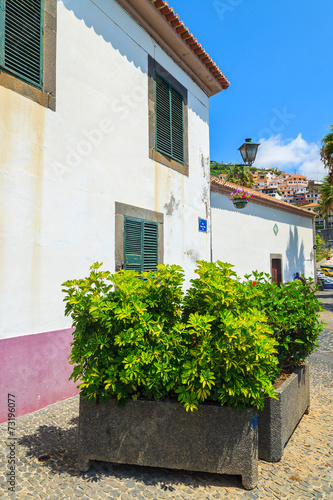Houses in Camara de Lobos town, Madeira island, Portugal