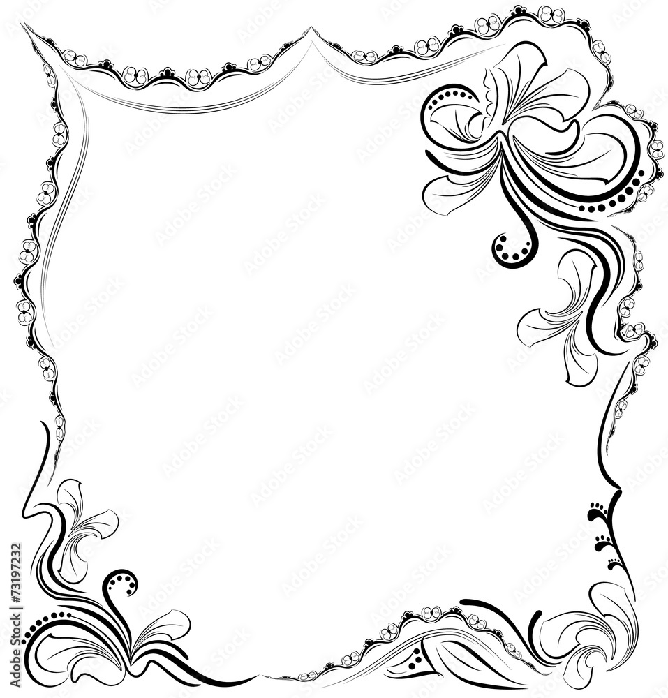 Frame in luxury style Frame in luxury style