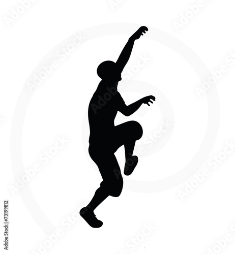 illustration of senior climber man