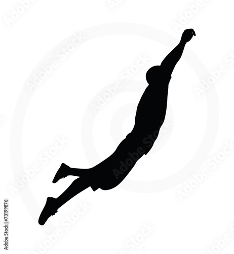 man silhouette isolated on white background