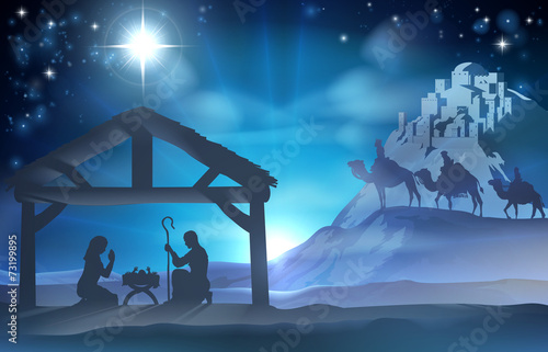 Nativity Christmas Scene