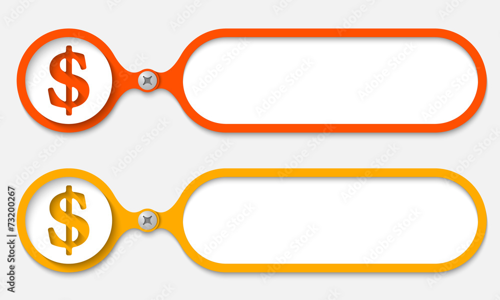 two frames joined by a bolt and dollar symbol two frames joined by a bolt and dollar symbol
