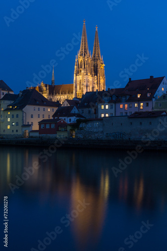 Regensburg at sundown