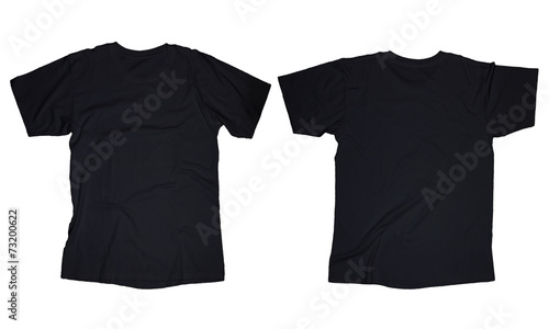 Black T-Shirt Template photo