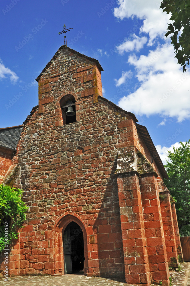Fototapeta premium Collonges la Rouge, Limosino -Francia