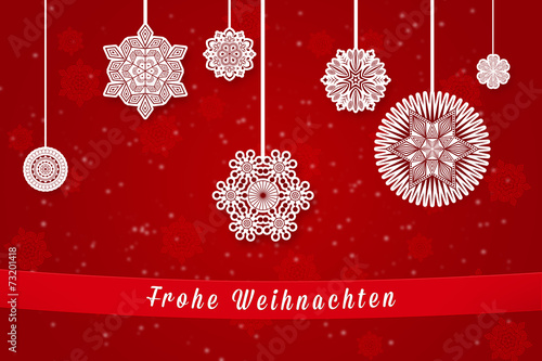 Weihnachten Baum und Baumschmuck