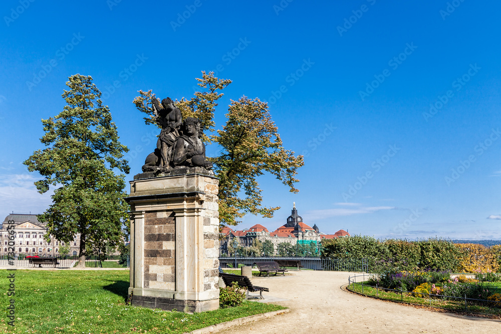 Obraz premium Park in Dresden